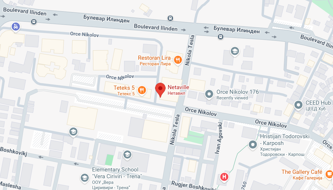 Netaville Location Map